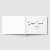 Livre d'invité Mariage noir et blanc (Complet)