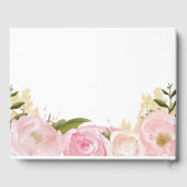 Livre d'invité mariage ou Fête des mariées (Verso)