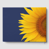 Livre d'invité Mariage personnalisé de la Navy Sun (Verso)