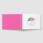 Livre d'invité Mariage personnalisé Floral (Complet)