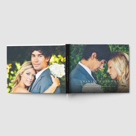 Livre d'invité Mariage photo en ligne moderne et s (Complet)