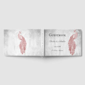 Livre d'invité Mariage Pink Peacock (Complet)