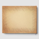 Livre d'invité Mariage rustique (Verso)