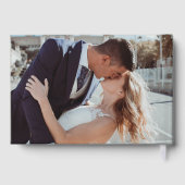 Livre d'invité Mariage simple, Mariage lin invité (Verso)