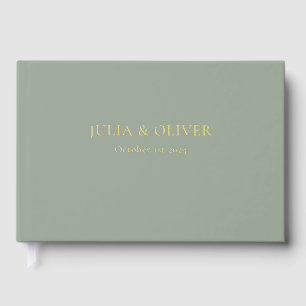 Livre d'invité Mariage simple, Mariage lin invité 