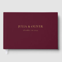 Livre d'invité Mariage simple, Mariage lin invité 