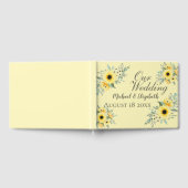 Livre d'invité Mariage Sunflowers (Complet)