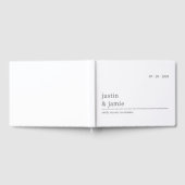 Livre d'invité minimaliste Mariage (Complet)
