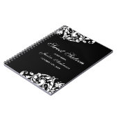 Livre d'invité noir et blanc du bonbon 16 à (Côté gauche)