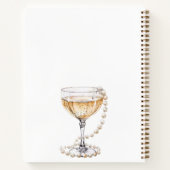 Livre d'invité nuptiale perle de douche (Dos)