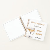 Livre d'invité nuptiale perle de douche (Intérieur)