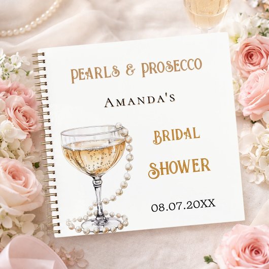 Livre d'invité nuptiale perle de douche