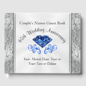 Livre d'invité personnalisé du 65e anniversaire du (Recto)