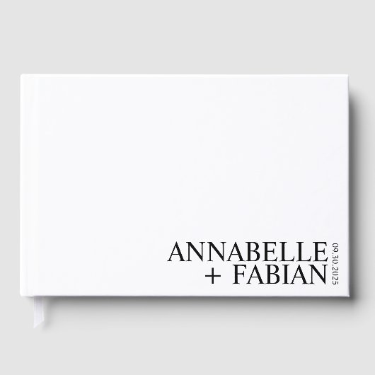 Livre d'invité personnalisé, Gue Mariage de luxe p (Recto)