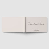 Livre d'invité personnalisé, livre d'or de mariage (Complet)