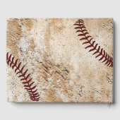 Livre d'invité personnalisé unique de baseball (Verso)