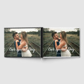 Livre d'invité photo du jour du mariage personnali (Complet)