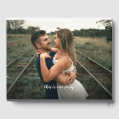 Livre d'invité photo du jour du mariage personnali (Verso)