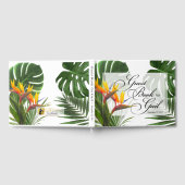 Livre d'invité pour Gail - feuilles tropicaux (Complet)