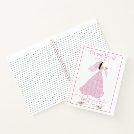 Livre d'invité "Pretty In Pink" (Intérieur)