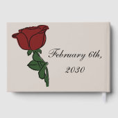 Livre d'invité rose (Verso)