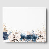 Livre d'invité Rose bleu et Dusty de la Marine (Verso)