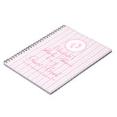 Livre d'invité rose de baby shower d'empreintes de (Côté gauche)