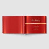 Livre d'invité rouge simple (Complet)