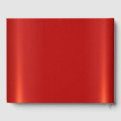 Livre d'invité rouge simple (Verso)