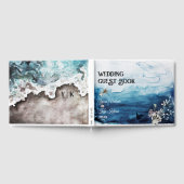 Livre d'invité Rustic Ocean Mariage (Complet)