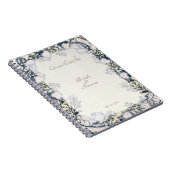 Livre d'invité Rustic Vintage Flower Floral Mariag (Côté Droit)