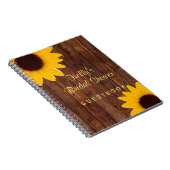 Livre d'invité rustique de Fête de la mariée de (Côté Droit)