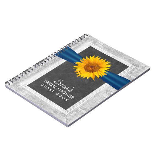 Livre d'invité rustique de Fête de la mariée de (Côté gauche)