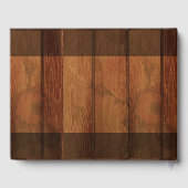 Livre d'invité Rustique en bois cadre en bois 1 (Verso)