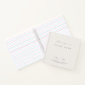 Livre d'invité Simple Modern Elegant Wedding (Intérieur)