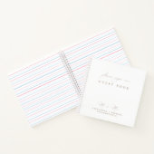 Livre d'invité Simple Modern Elegant Wedding (Intérieur)