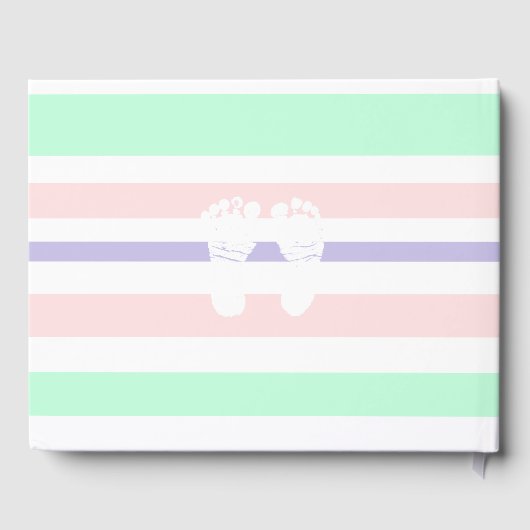 Livre d'invité sur le Baby shower personnalisé (Verso)