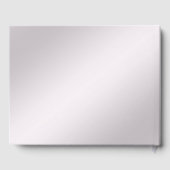 Livre d'invité sur le cadre Floral rose (Verso)