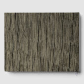 Livre d'invité sur le mariage élégant et rustique (Verso)