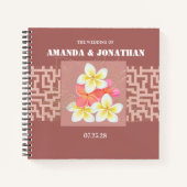 Livre d'invité sur mesure en terre cuite Design Ma (Devant)