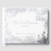 Livre d'invité Textes uniques Livre d'or White Foi (Recto)