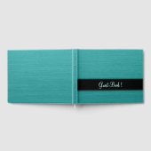 Livre d'invité Turquoise brossé (Complet)