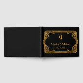 Livre d'invité vintage Gold Foil Mariage (Complet)