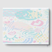 Livre d'invité wedding shower en rose (Verso)