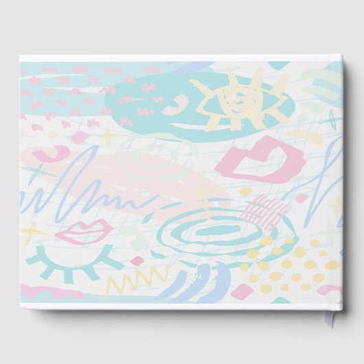 Livre d'invité wedding shower en rose (Verso)