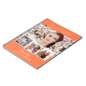 Livre d'invités a donné naissance corail orange ph (Côté gauche)