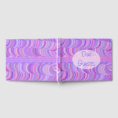 Livre d'invités - Courbes violettes (Complet)