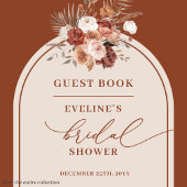 Livre d'invités de mariée en cuivre de Whimsical