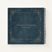 Livre D'Invités De Tan Tan Ornate Chalkboard De Ma (Dos)