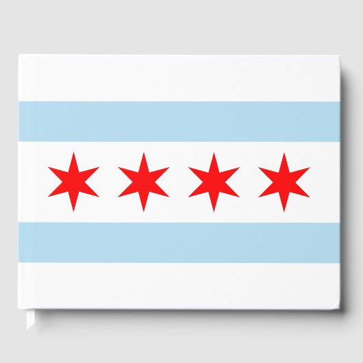Livre d'invités du drapeau de Chicago (Recto)